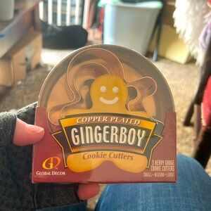 New, Never Been Open, Gingerbread Man, Cookie Cutters, Set of 3, TJ Max